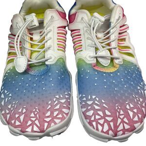 Water Shoes rainbow Women’s Quick Dry barefoot Style Beach Water Sports Sz. 8-10